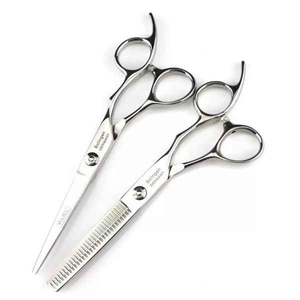 6 Inch Silver High-end Professional Hairdressing Barber Scissors Set