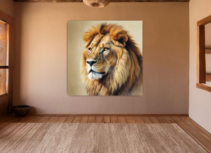Canvas Wall Art - Big 5 - Lion