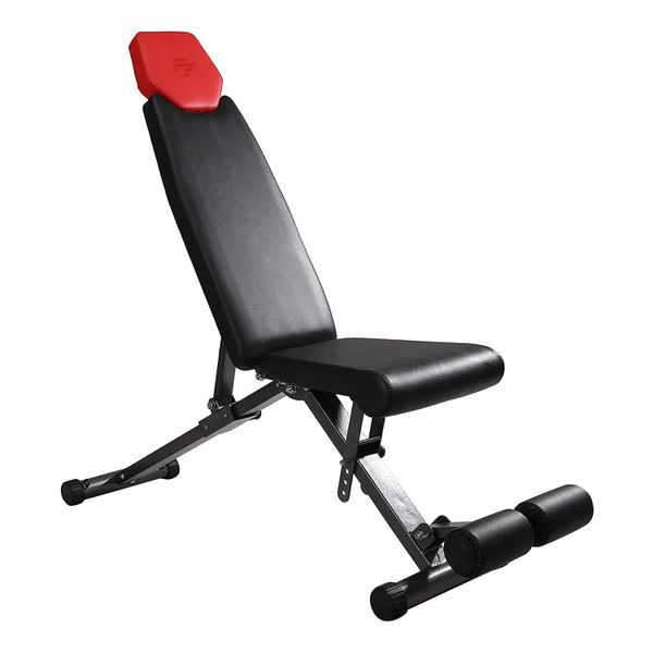 Fine Health - Workout bench - Red Head Rest Adjust