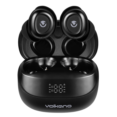 Volkano Aspen True Wireless (TWS) Earphones - Black Image