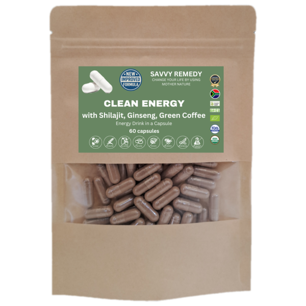Savvy Remedy - Clean Energy - 60 capsules