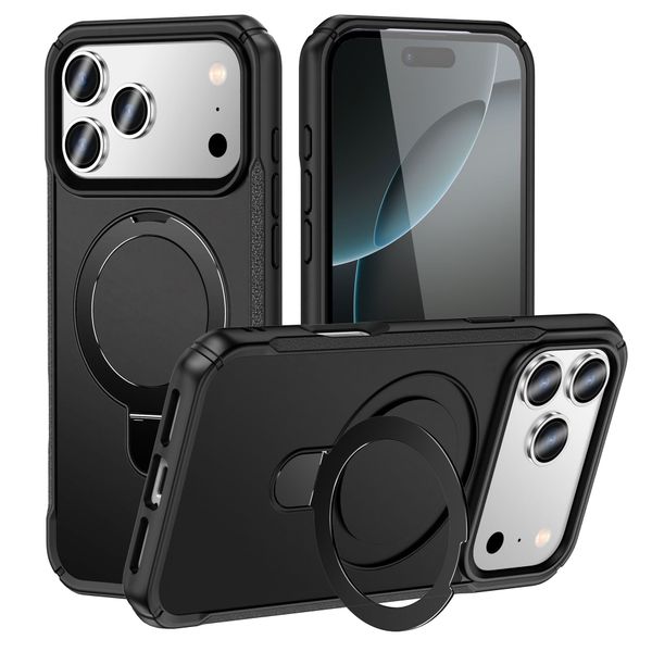 Ring Magnetic Kickstand Phone Case Compatible With iPhone 12 Pro Max