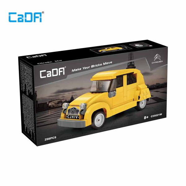 Cada 1:24 Free Wheel 298-piece Citroen 2cv