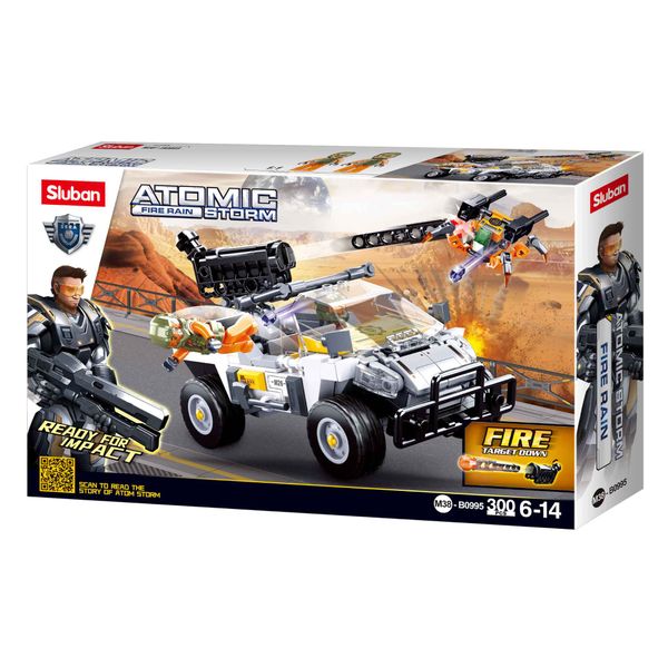 Sluban Building Set Atomic Storm Uprising Annihilation Operation - 300pcs