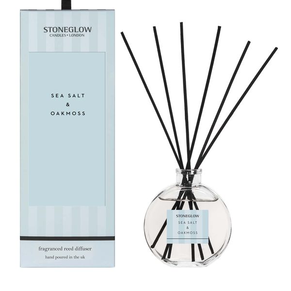 Stoneglow Fragranced Reed Diffuser - Sea Salt &amp; Oakmoss
