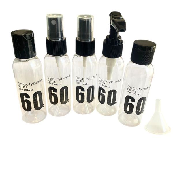 Travel Bottle Set for All Your Essential Products On The Go - 6 Piece