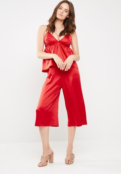 Women's dailyfriday Cami jumpsuit - red