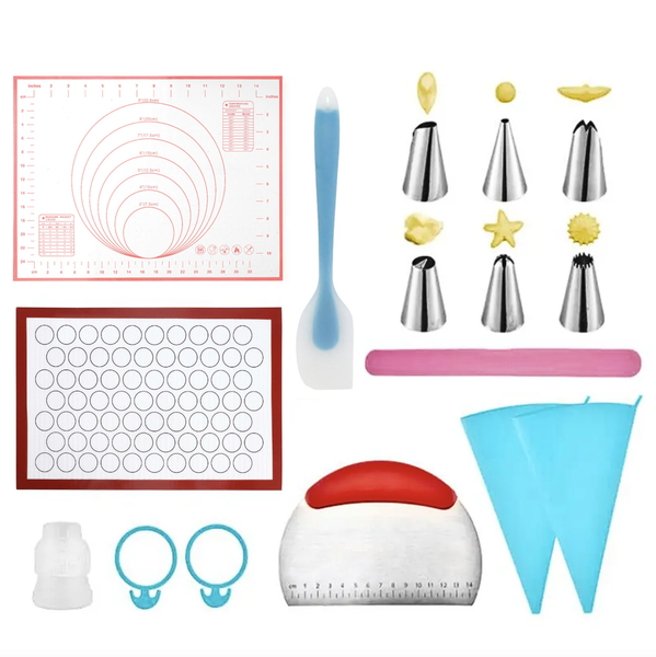 16-Piece Cake Decorating &amp; Baking Tool Set