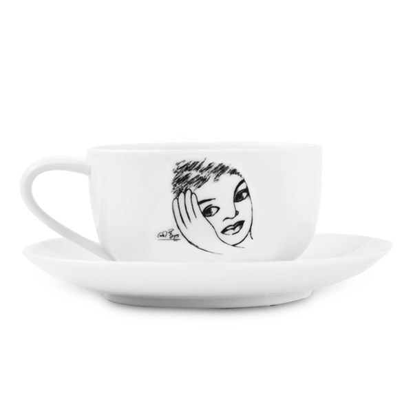 Carrol Boyes Cup and Saucer - Pillow Talk