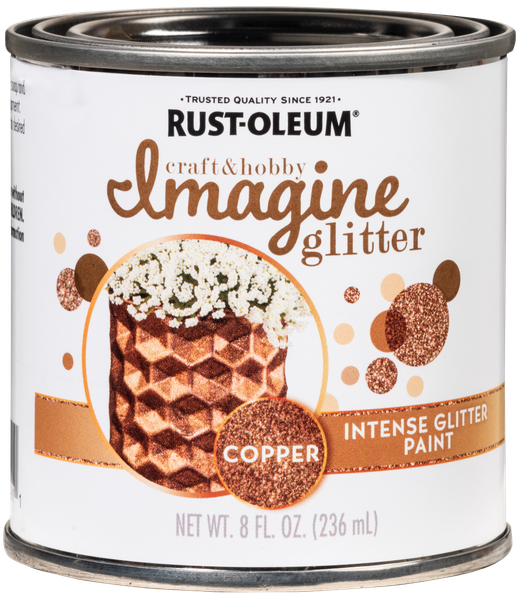 Rust-Oleum Intense Imagine Glitter Copper 236ml