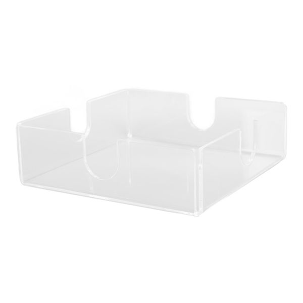 Clear Acrylic Square Napkin Holder Tabletop Dispenser
