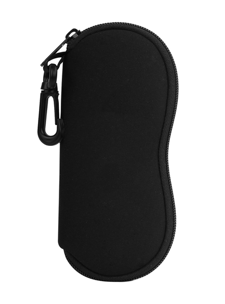 Sunglasses Case Soft Ultra Light Neoprene Zipper Eyeglass Case w/ Belt Clip