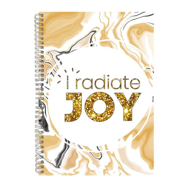 Joy A4 Notebook Spiral Lined Motivational Sayings Graphic Notepad Gift 224