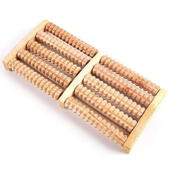 Wooden Dual Foot Massage Roller