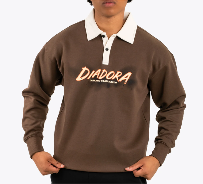 Diadora Alberico Long-Sleeved Polo Shirt