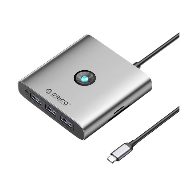 Orico Type-C 8-in-1 Docking Station Equipped with 3 × USB-A ports (5Gbps)