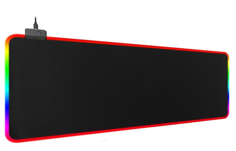 890mm x 405mm Anti-Slip Illuminated LED RGB Colour Changing Gaming Mousepad