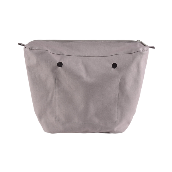 Two Size Waterproof Solid Canvas Pocket Light Gray