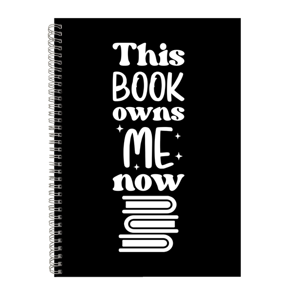 This Book Owns Me Writing Notepad Gift Idea for Book Readers A4 Notebook402