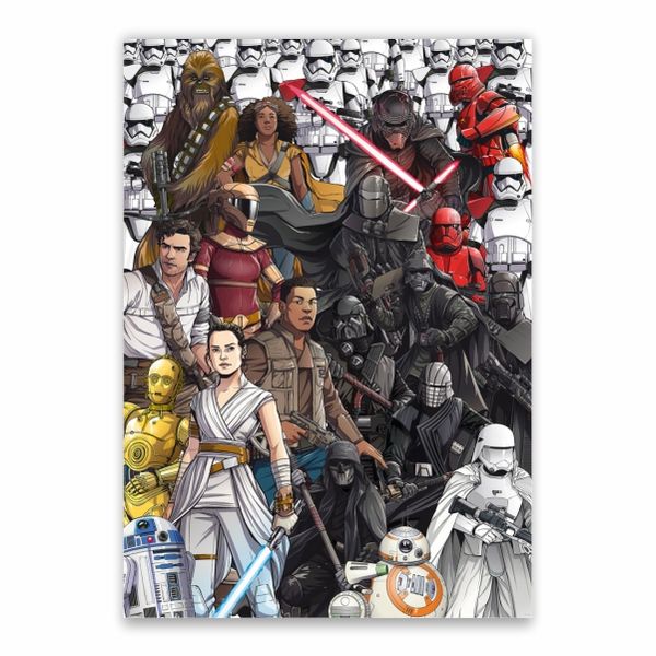 Star Wars Characters Poster - A1