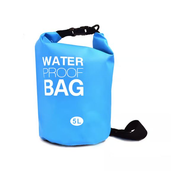 Waterproof Drybag Backpack - Outdoors - Blue 5L