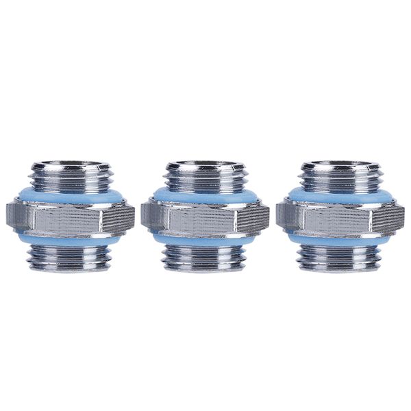 3pieces G1/4 Hex Tube Connectors