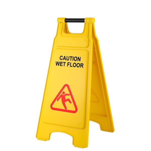 Wadfow - Warning Sign Board (Caution Wet Floor) - 625×330×215mm