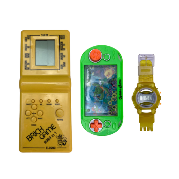 Retro Classic Brick Game - 3 Pack