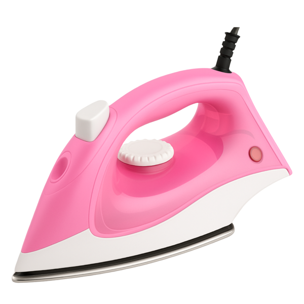 Electric Steam Iron - 1800W, Fast Heat, Non-Stick