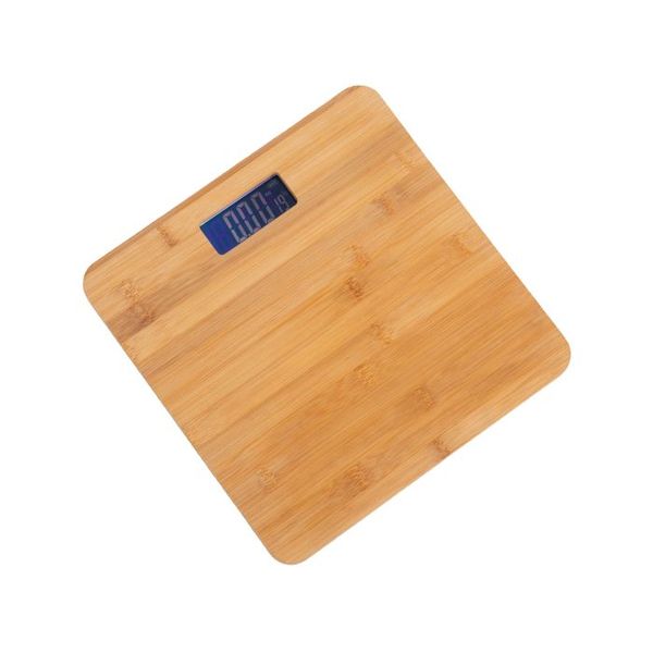 Eco-Friendly Bamboo Bathroom Scale - Digital Personal Weighing Device