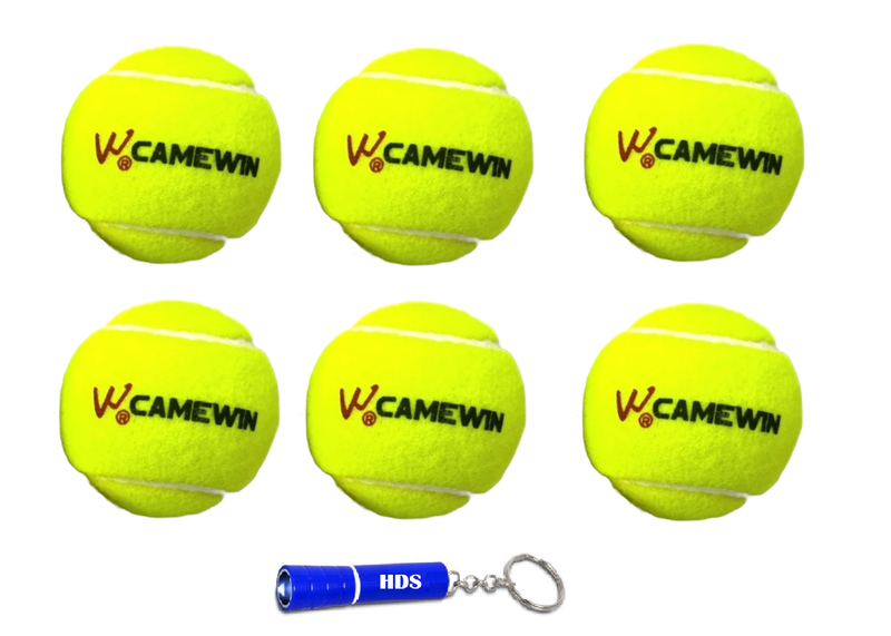 Camewin Professional Padel Balls - Pack of 6 with Torch