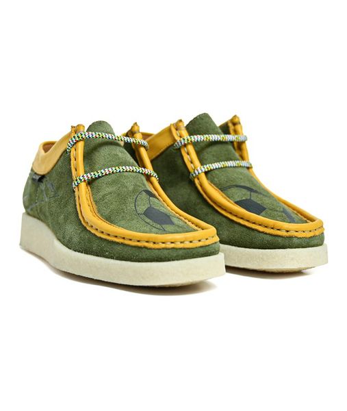 Grasshoppers Men's Leather Suede Moss Striker Moccasin With Lace-Up