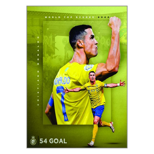 Cristiano Ronaldo 54 Goal - A1 Poster