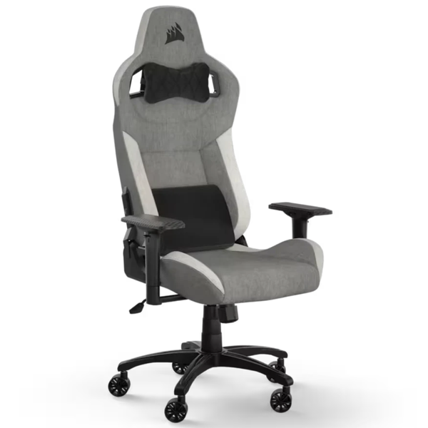 Corsair T3 RUSH 2023 Gaming Chair Grey/White Fabric Office Chair