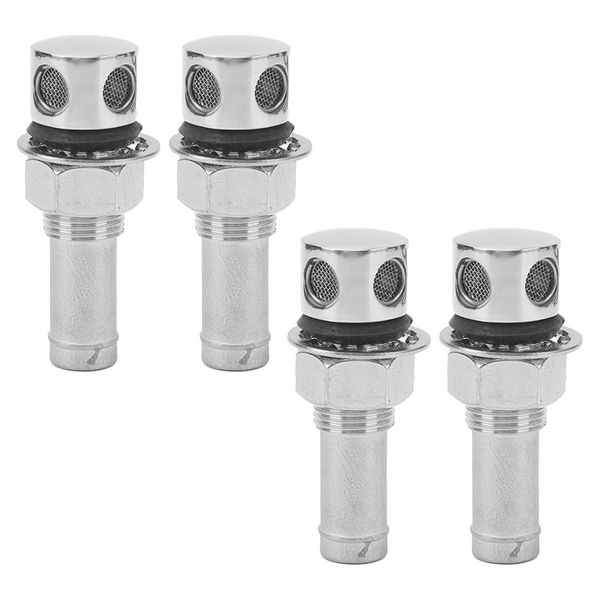Stainless Steel 316 Marine Fuel Gas Tank Vent 4pcs for 5/8inch Hose