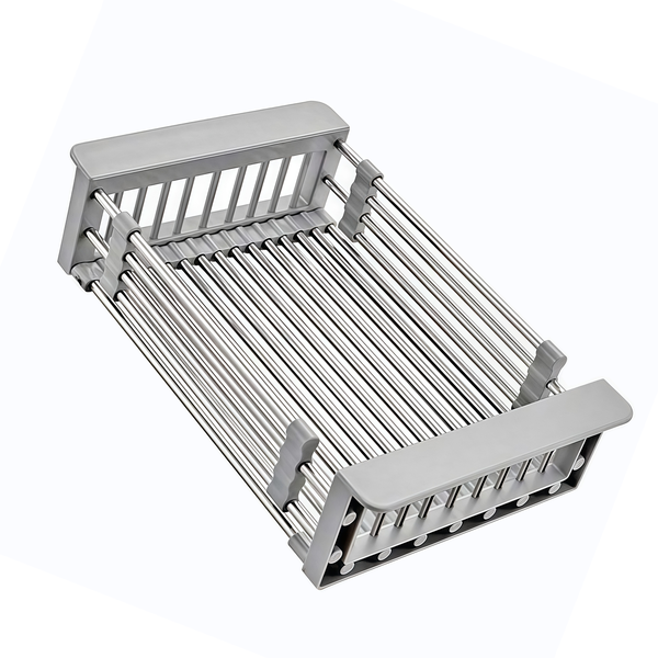 Telescopic Washing Basket, Dish Drain Rack, ABS 28-47cm, Fruits Vegetables