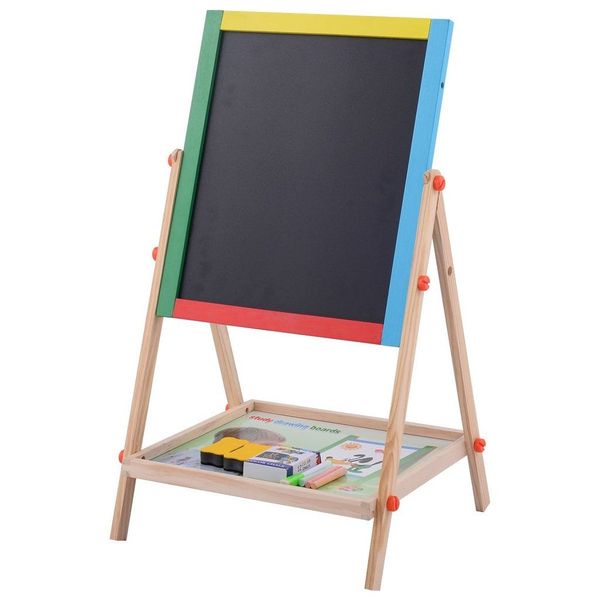 GB 2 in 1 wooden Blackboard / whiteboard