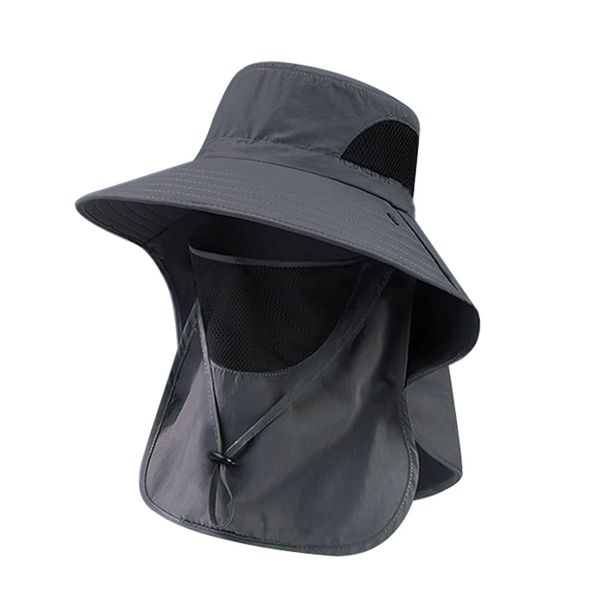 Large Brim Sun Protection Fisherman Hat/Breathable Quick-Drying Fishing Hat