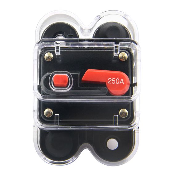 Waterproof Circuit Breaker 250 Amp with Waterproof Cover,12V-48V DC