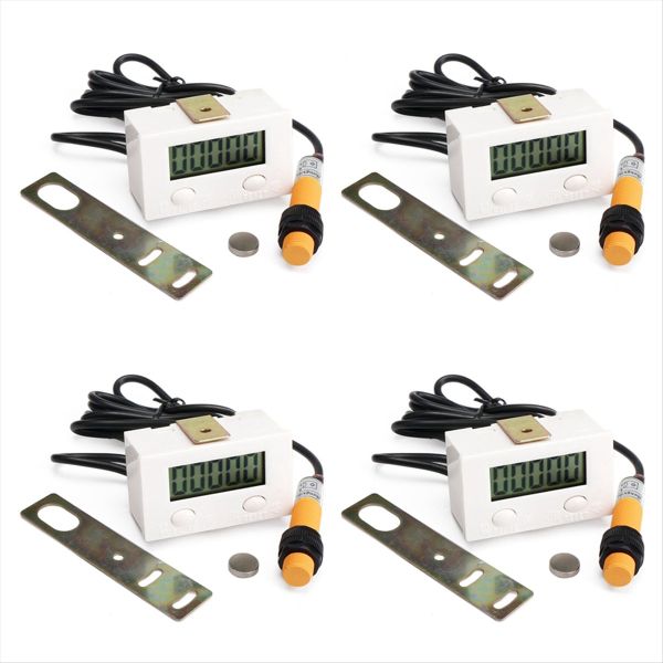 0-99999 Lcd Digital Display Electronic Counter Punch Magnetic