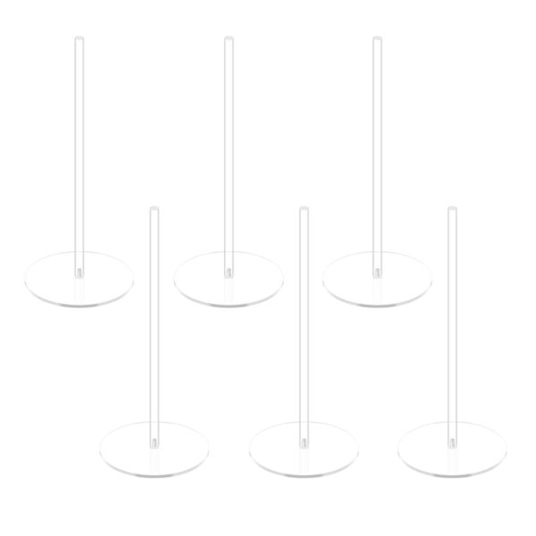 6 Pieces Acrylic Donut Display Stand Tower Dessert Table Holder For Donuts