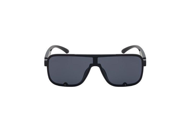 Fashion Rectangle Sunglasses for Men Women - One-Piece Lens, UV Block