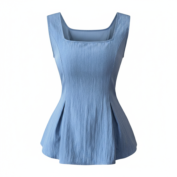 Sleeveless Top - Sky Blue