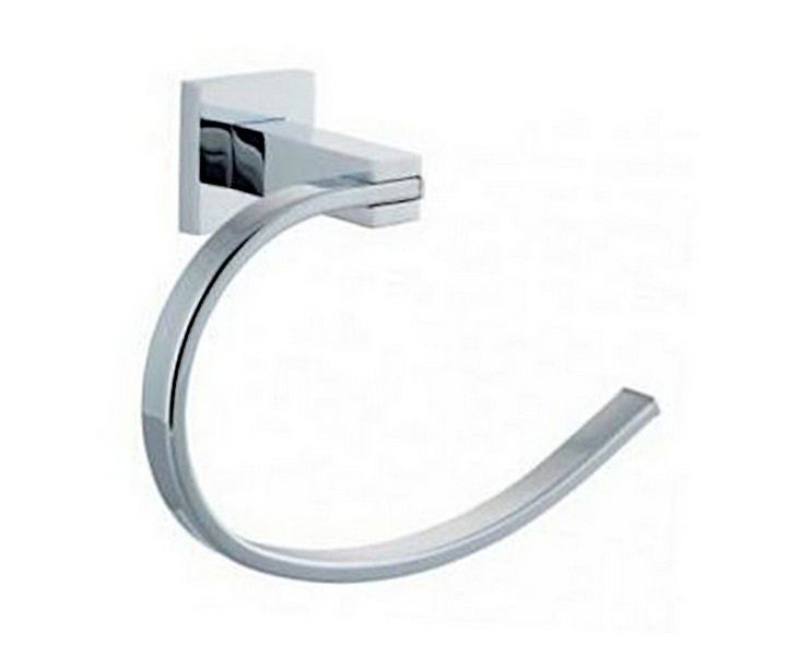 Elegant Hand Towel Holder Square Stainless Steel
