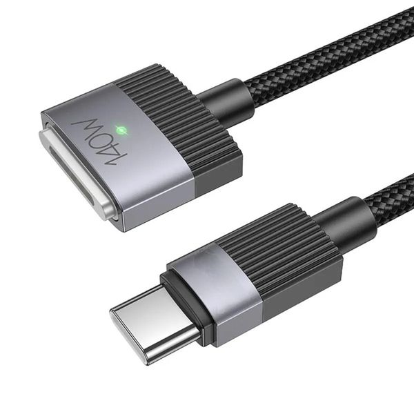USB-C To Mag 3 Magnetic Charging Cable 140W 1.8m Compatible With MacBook Pro Air PKs