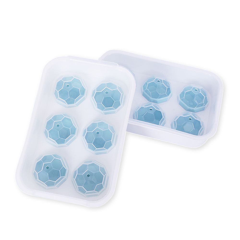 Aqua Silicone Ice Cube Tray, 2-Pack