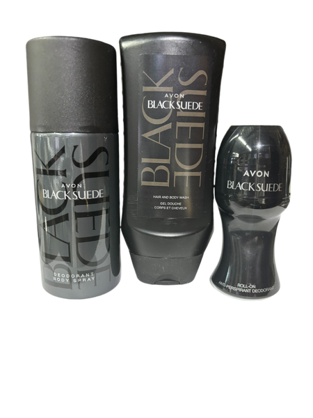 Black Suede Fragrance Gift set for Him