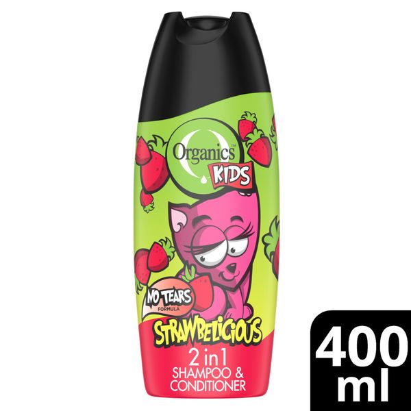 Organics For Kids Strawbelicious 2in1 Shampoo and Conditioner 400ml