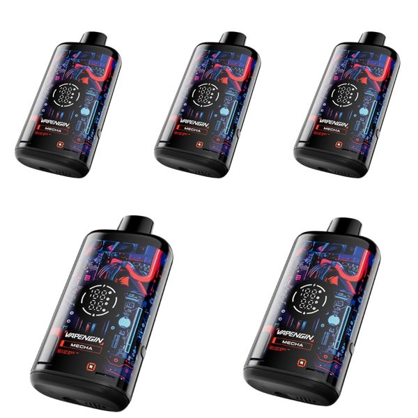 Vapengin Mecha 50000 Puffs Vapes - Blueberry Raspberry (Pack of 5)