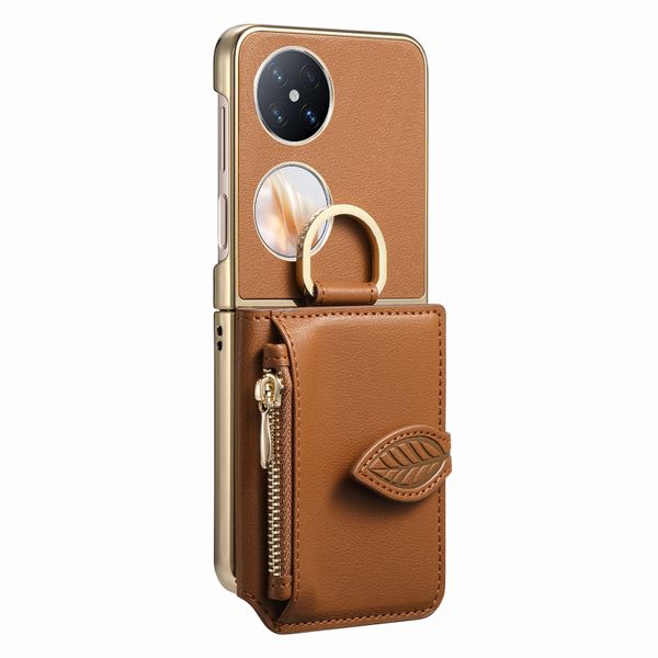 Bracket Zipper Folding Screen Phone Case Compatible with Samsung Z Flip 5